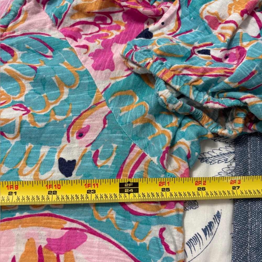 Lilly Pulitzer Alia Casa Marina Fringe Flamingos Swim Cover Up Dress - Picture 4 of 4
